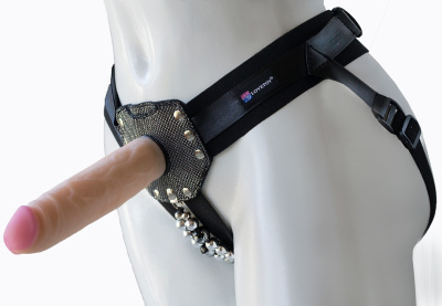 ПОЯС GLAMUR SILVER С НАСАДКОЙ D 31/38 мм L 155 мм, (330903)