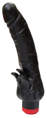 ВИБРАТОР РЕАЛИСТИК В ЛАМИНАТЕ L 185 мм D 39 мм цвет черный (410200)