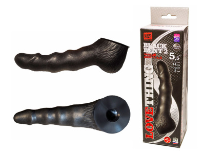 Втулка анальная BLACK BENT 2, L 140 мм, D 30 мм цвет чёрный (132104)