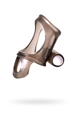 Эрекционное кольцо на пенис TOYFA XLover, Термопластичный эластомер (TPE), черный, 7 см (0T-00009594