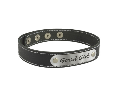Чокер с белой строчкой Good Girl (3353 GG)