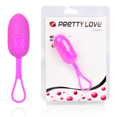 Виброяйцо CEDRIC 10 режимов вибрации, L 67 мм D 33 мм, (BI-014270-2)