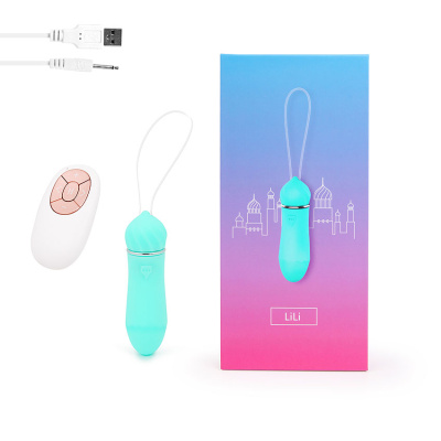 ВИБРОМАССАЖЁР 9 режимов вибрации, L 90 мм D 26 мм, цвет бирюзовый (2041-7)