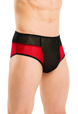 ТРУСЫ МУЖСКИЕ разм. 54-56, цвет черный с красным (2924-2 (54-56))
