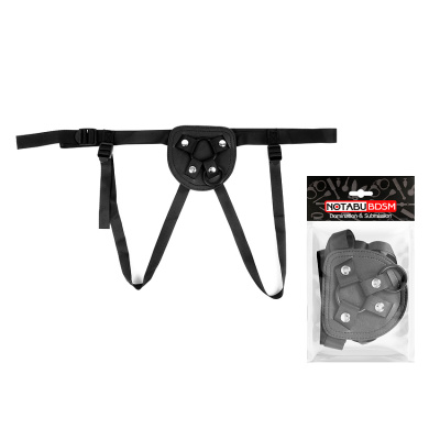 ТРУСИКИ ДЛЯ СТРАПОНА цвет чёрный, D колец 40 мм х 30 мм (NTB-80455)