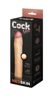 Фаллоудлинитель киберкожа COCK NEXT, L 190 мм D 35 мм, (690103)
