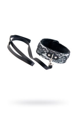 Кружевной ошейник TOYFA Marcus, серебряный, 44,5 см. (0T-00005449)