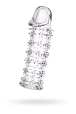 Насадка TOYFA, TPE, прозрачный, 12,5 см (00138810)